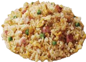 8a. Arroz, huevo. jamón y verduras