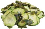 2c. Ensalada con pepino y algas