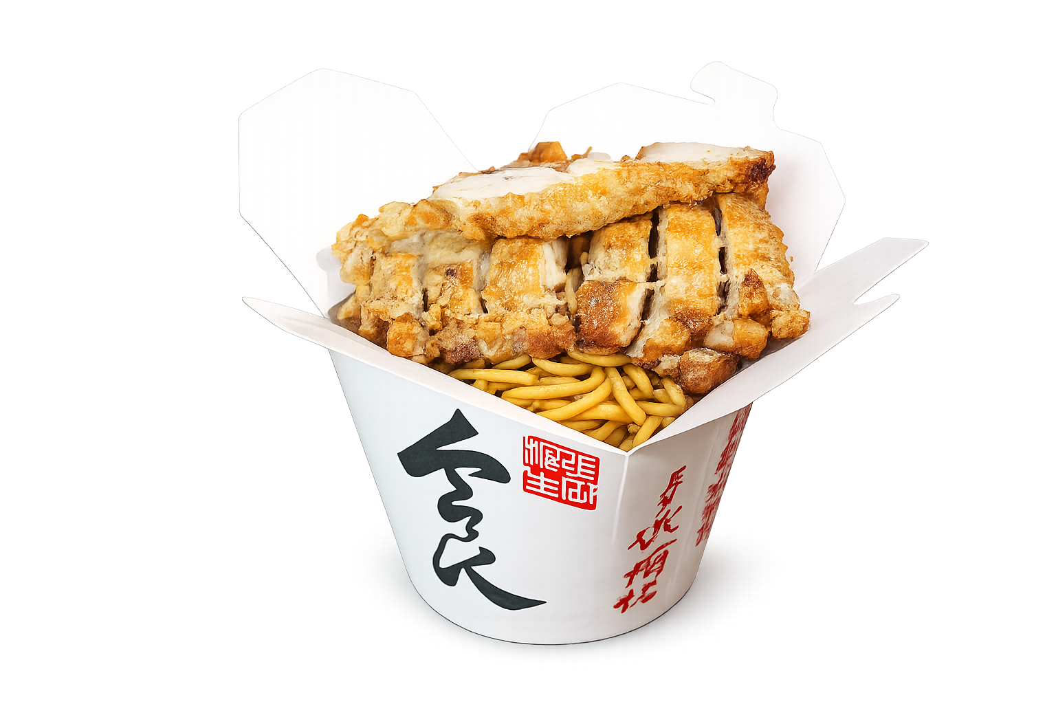 23. TALLARINES CON MUSLO DE POLLO